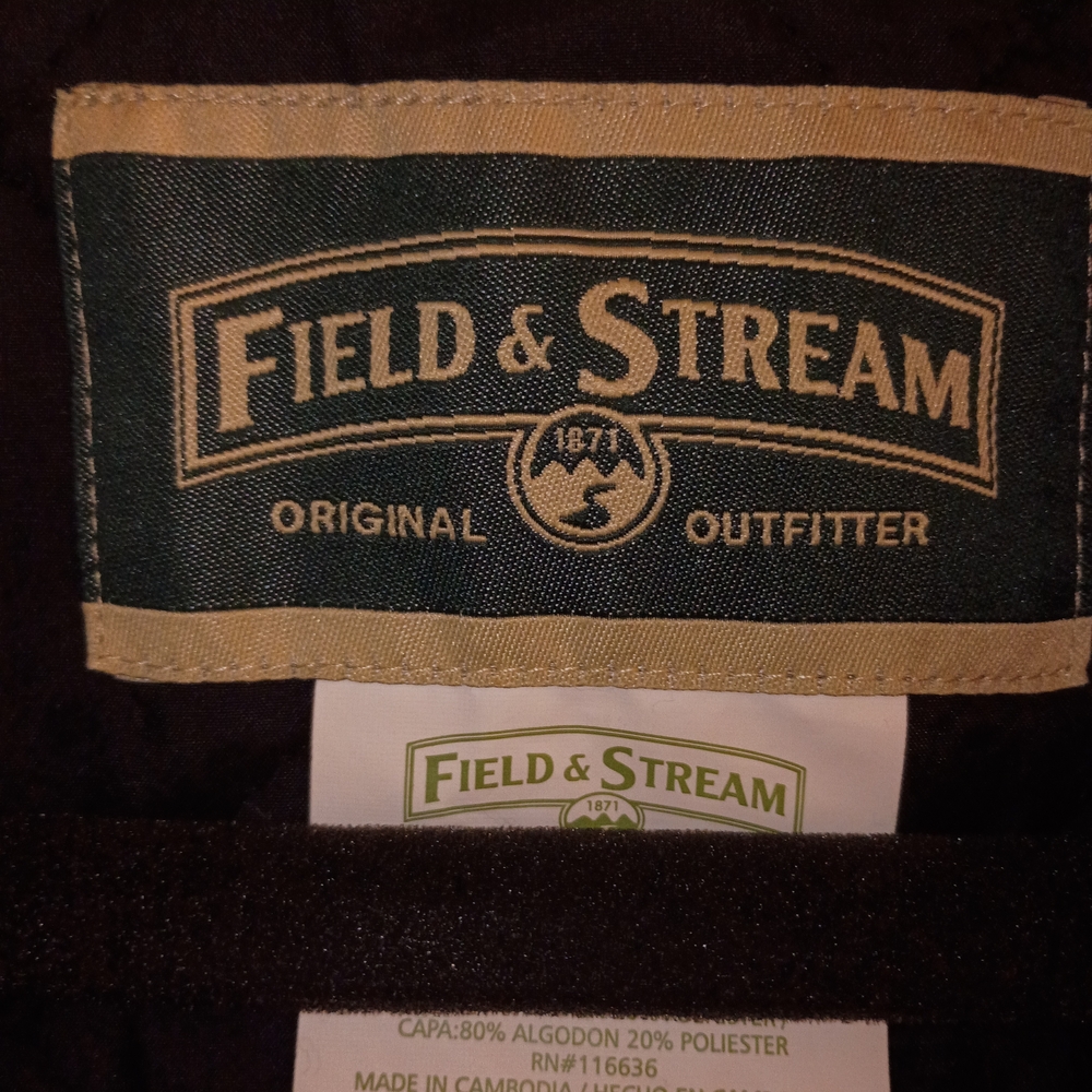 Field & Stream Men's Black and Gray Plaid Shirt Jacket - Picture 10 of 11